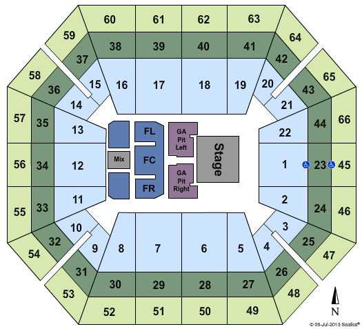 ExtraMile Arena Jason Aldean Seating Chart